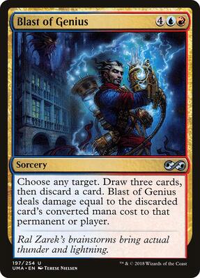 Blast of Genius card from Ultimate Masters