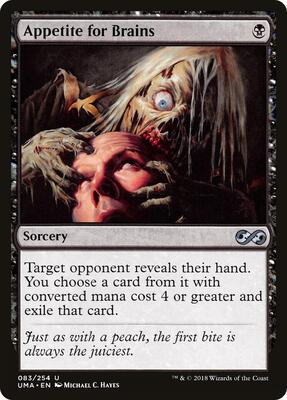 Appetite for Brains card from Ultimate Masters