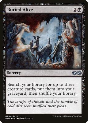 Buried Alive card from Ultimate Masters