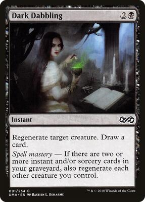 Dark Dabbling card from Ultimate Masters