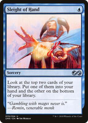 Sleight of Hand card from Ultimate Masters