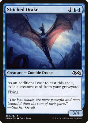 Stitched Drake card from Ultimate Masters
