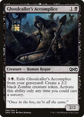 Ghoulcaller's Accomplice card from Ultimate Masters