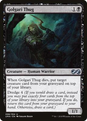 Golgari Thug card from Ultimate Masters