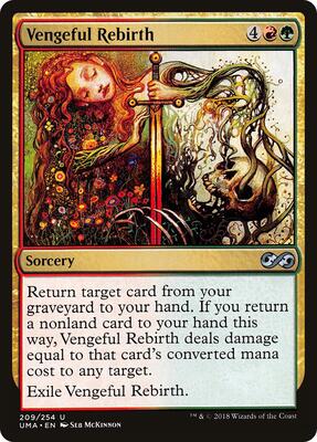 Vengeful Rebirth card from Ultimate Masters