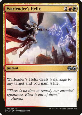 Warleader's Helix card from Ultimate Masters