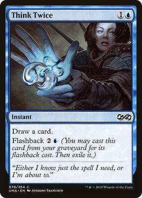 Think Twice card from Ultimate Masters
