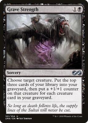 Grave Strength card from Ultimate Masters