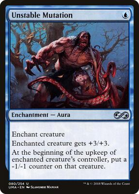 Unstable Mutation card from Ultimate Masters