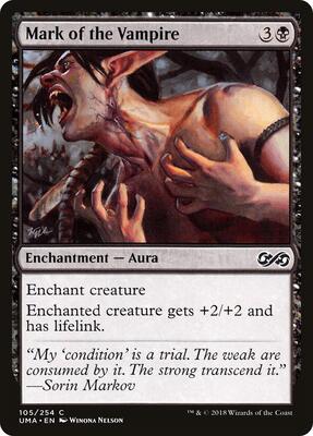 Mark of the Vampire card from Ultimate Masters