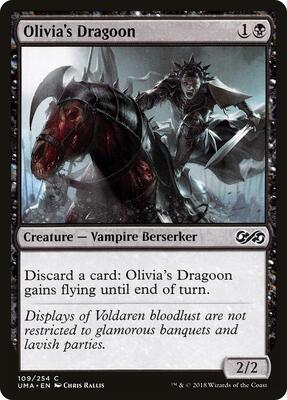 Olivia's Dragoon card from Ultimate Masters