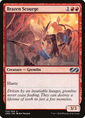 Brazen Scourge card from Ultimate Masters