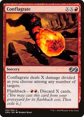 Conflagrate card from Ultimate Masters