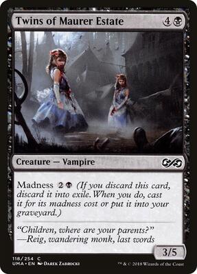 Twins of Maurer Estate card from Ultimate Masters