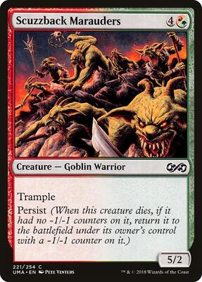 Scuzzback Marauders card from Ultimate Masters