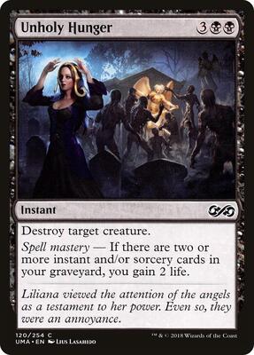 Unholy Hunger card from Ultimate Masters
