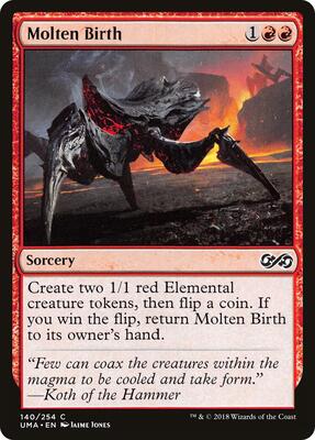 Molten Birth card from Ultimate Masters