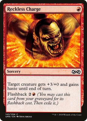 Reckless Charge card from Ultimate Masters