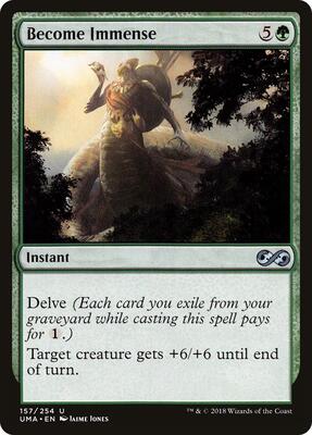 Become Immense card from Ultimate Masters
