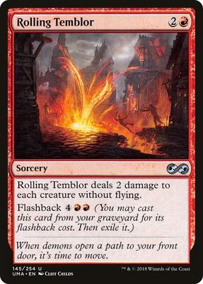 Rolling Temblor card from Ultimate Masters