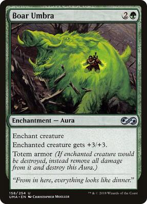 Boar Umbra card from Ultimate Masters