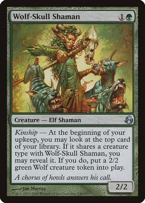 Wolf-Skull Shaman card from Morningtide