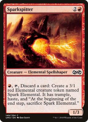 Sparkspitter card from Ultimate Masters