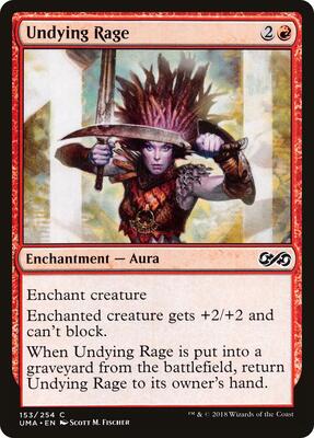 Undying Rage card from Ultimate Masters