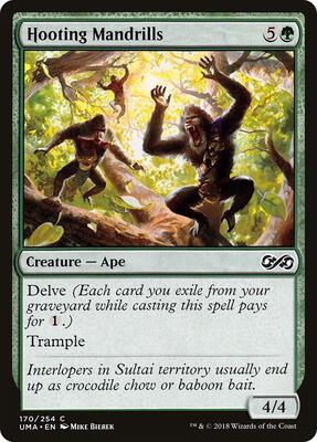 Hooting Mandrills card from Ultimate Masters