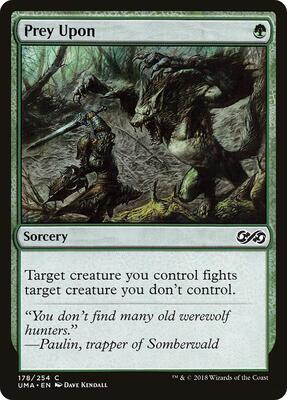Prey Upon card from Ultimate Masters