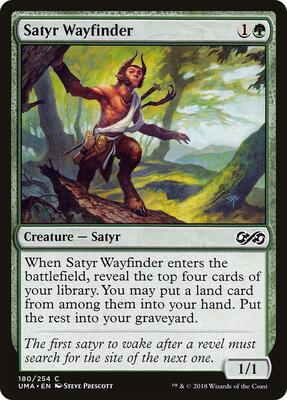Satyr Wayfinder card from Ultimate Masters