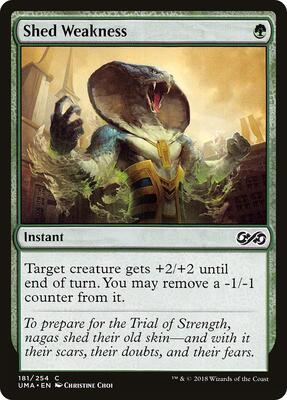 Shed Weakness card from Ultimate Masters
