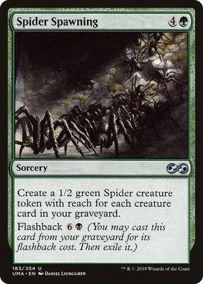 Spider Spawning card from Ultimate Masters