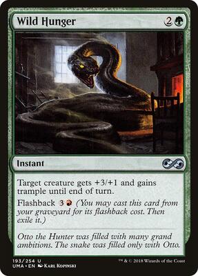 Wild Hunger card from Ultimate Masters
