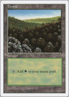 Forest (446) card from Fifth Edition