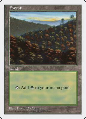 Forest (448) card from Fifth Edition