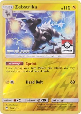 Zebstrika - 82/214 (League Challenge) [2nd Place] card from League & Championship Cards