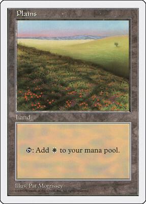 Plains (431) card from Fifth Edition