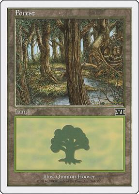 Forest (348) card from Classic Sixth Edition
