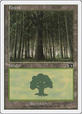 Forest (349) card from Classic Sixth Edition