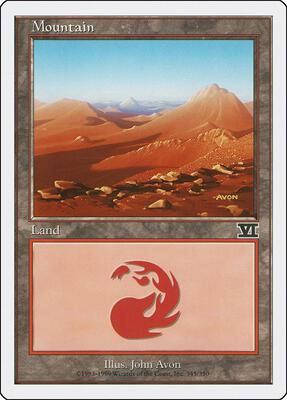 Mountain (345) card from Classic Sixth Edition