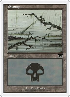 Swamp (340) card from Classic Sixth Edition