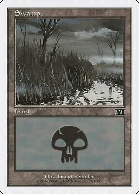 Swamp (341) card from Classic Sixth Edition