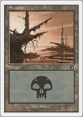 Swamp (342) card from Classic Sixth Edition