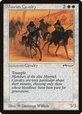 Moorish Cavalry (Light) card from Arabian Nights