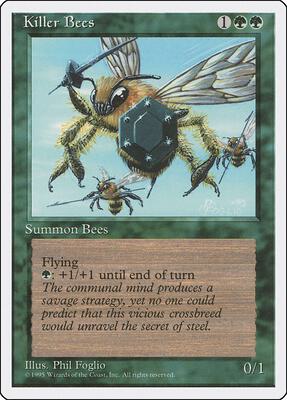 Killer Bees card from Fourth Edition