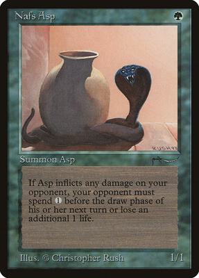 Nafs Asp (Light) card from Arabian Nights