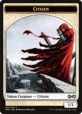 Citizen Token card from Ultimate Masters