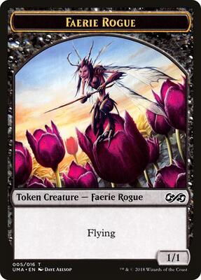 Faerie Rogue Token card from Ultimate Masters