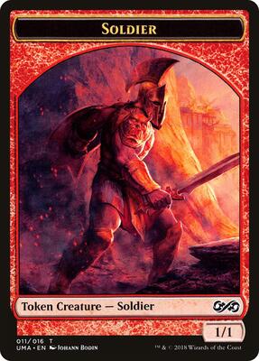 Soldier Token card from Ultimate Masters